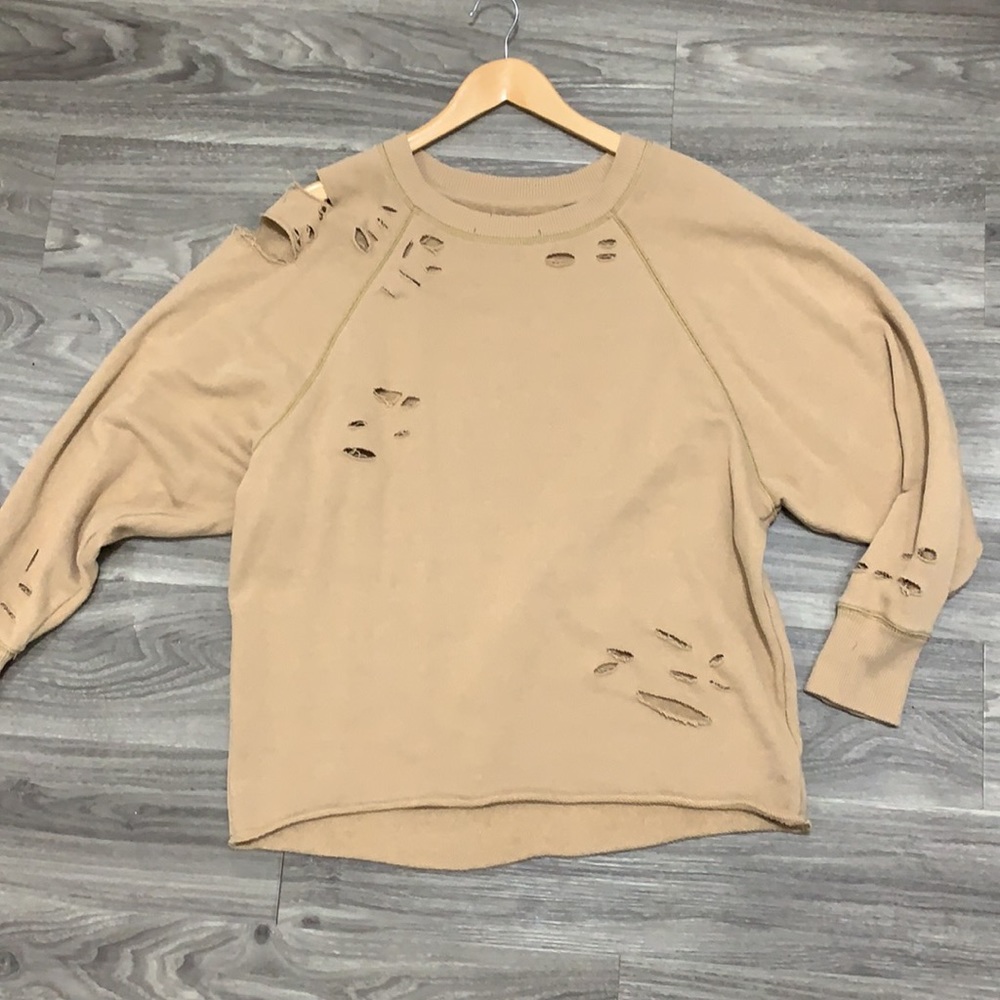 Aerie distressed sweater